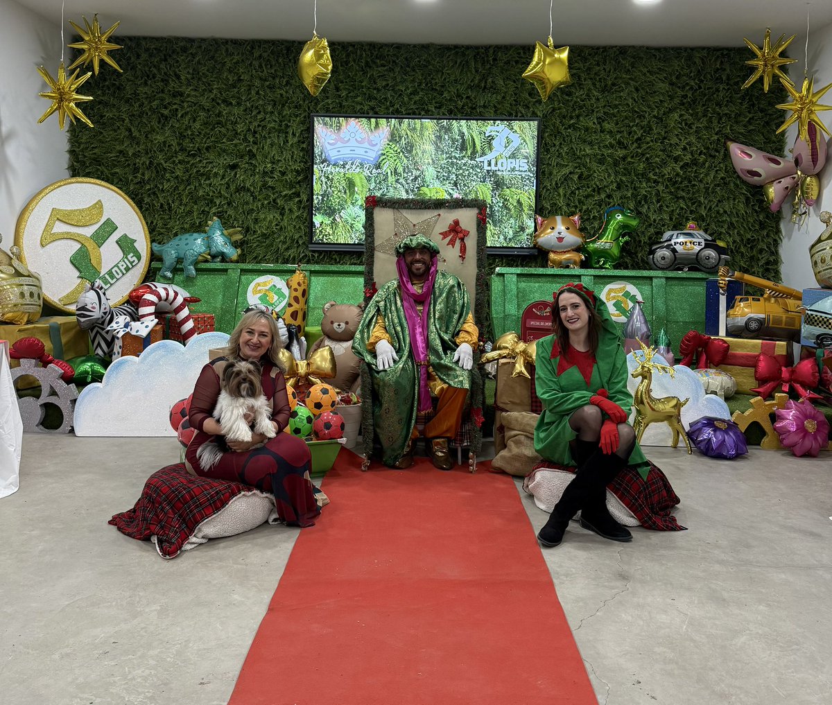 AnaLlopisB's tweet photo. #ElHeraldoLLOPIS 👑
Un día 💫 mágico para las familias y los más pequeños de la casa @LlopisAmbiental  💚

Ya vienen los Reyes Magos 👑👑👑 https://t.co/9ZeVHoF0mB