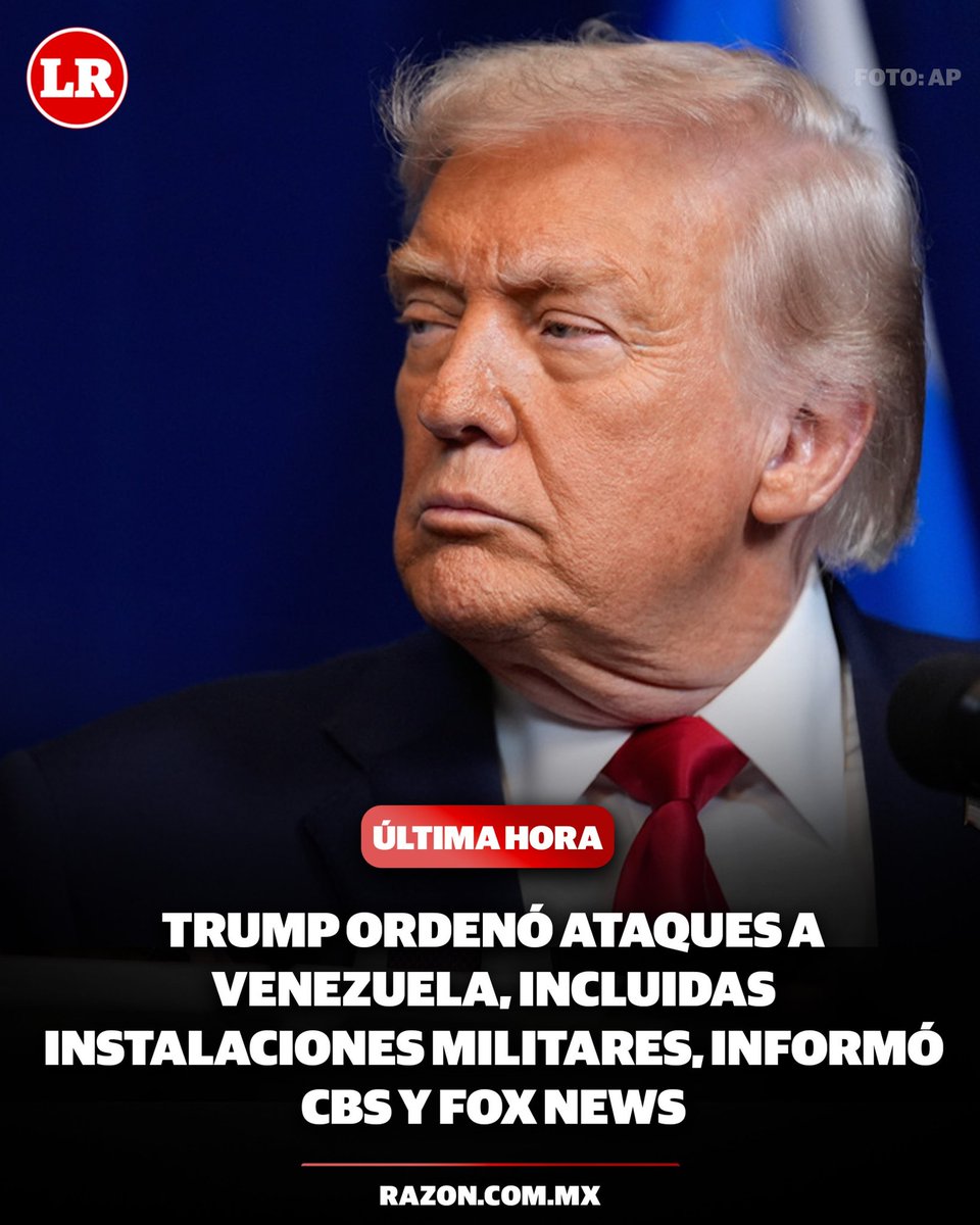 Repudio total a la injerencia yanqui en territorio venezolano, solidaridad con nuestros hermanos 🇻🇪, más no con su gobierno.

Rechazó enérgico a la invasión y violación de la soberanía y tratados internacionales por parte del gobierno de #Trump y su imperio de guerra y sangre