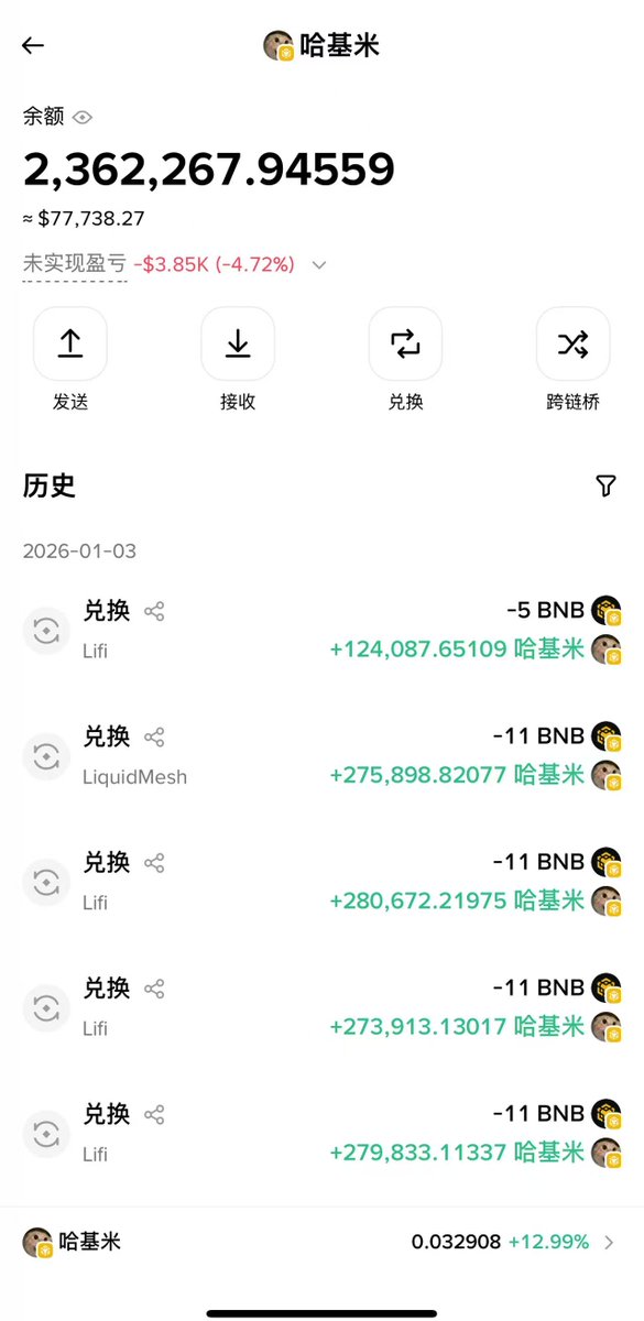 BitCloutCat's tweet image. 一次基于“新手共鸣”的换仓。

今天做了一个换仓：将持仓的BROCCOLI止损，全换成哈基米。

两者市值差距不是很多，但“中文标的”对我有特殊吸引力。$BROCCOLI成本10万刀，止损得81699刀，换仓获得了2362267枚哈基米币，成本34m。

为什么看好“中文标”？…