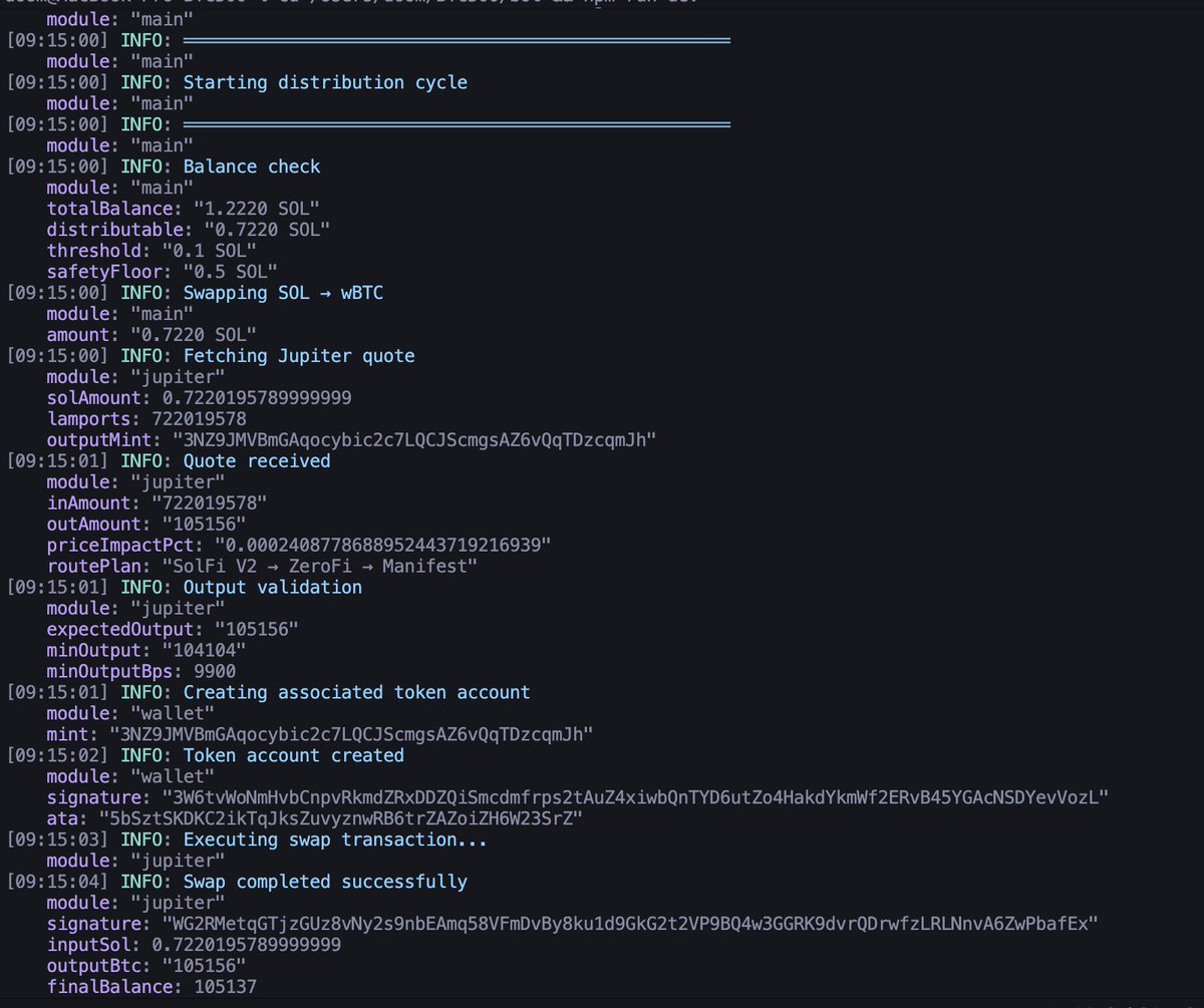 BTC500fun's tweet photo. first distribution has been succesful https://t.co/VhiMDpjN15