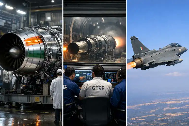 JsrNewsTime's tweet image. India’s indigenous aero-engine journey reaches a crucial milestone 🇮🇳✈️
 the full in-depth analysis 👇
🔗 jsrdigital.in/2026/01/mod-se…
#DryKaveri #IndigenousEngine #GTRE #DRDO #Tejas #IndianAerospace #DefenceTechnology #MakeInIndia #JSRDigital