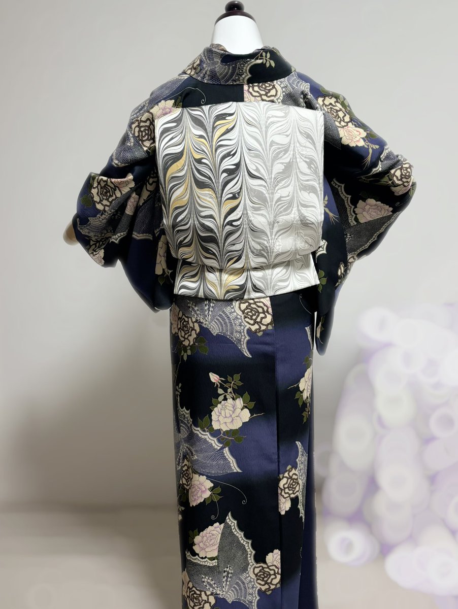 豆千代モダン 🎀1/1~15 訪問着「薔薇と蝶のワルツ」受注会