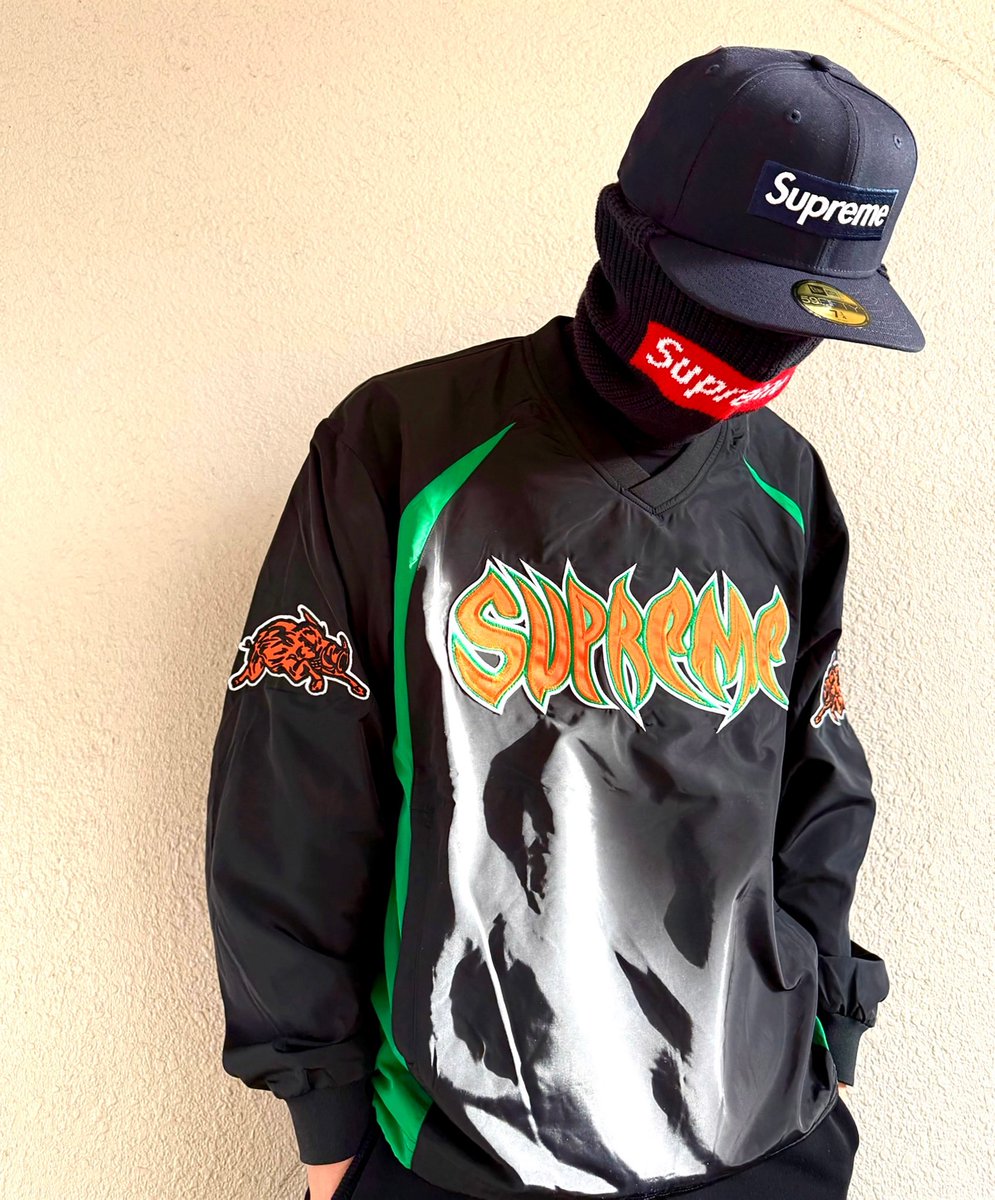 Supreme 2025F/W Week19 Box Logo New Era® + Balaclava Navy Warthog