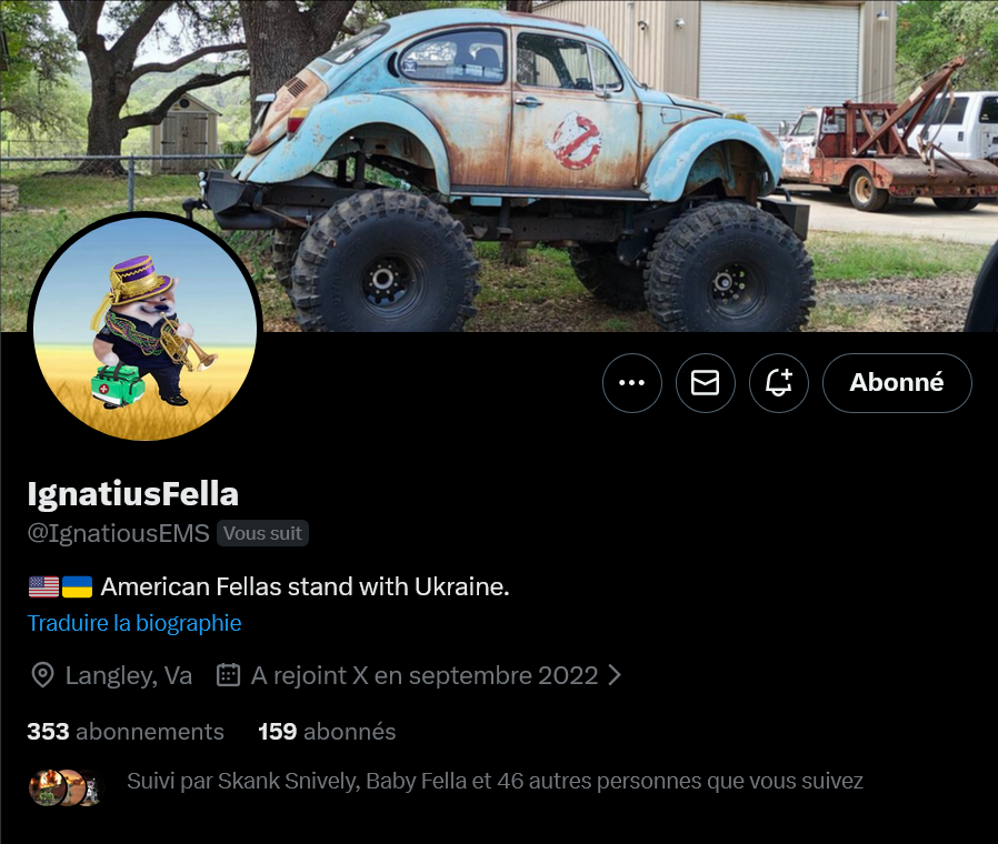 Fellas, can we boost <a href="/IgnatiousEMS/">IgnatiusFella</a>? 

Thank you 🫡💙💛

#WeAreNAFO
#NAFOExpansionIsNonNegotiable