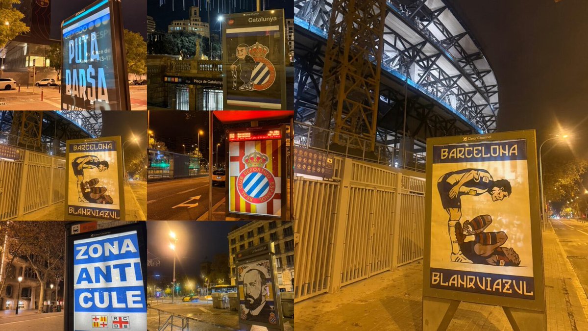 Hoy Barcelona amanece de otro color.