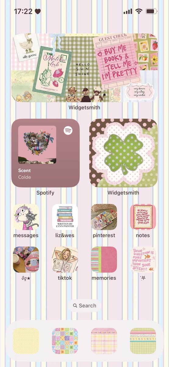 new homescreen for this year! 🪷 #archivetwt