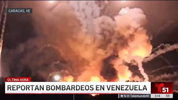 ElNecio_Cuba's tweet image. 🇺🇲🇻🇪 ÚLTIMO MINUTO: Confirman que hay HERIDOS y MUERTOS ClVILES como consecuencia del ataque de misiles y cohetes por helicópteros militares de EEUU a urbanismos en Fuerte Tiuna, Caracas, La Guaira, Miranda y Aragua. Los números están por confirmarse.

¡ATACARON INOCENTES!