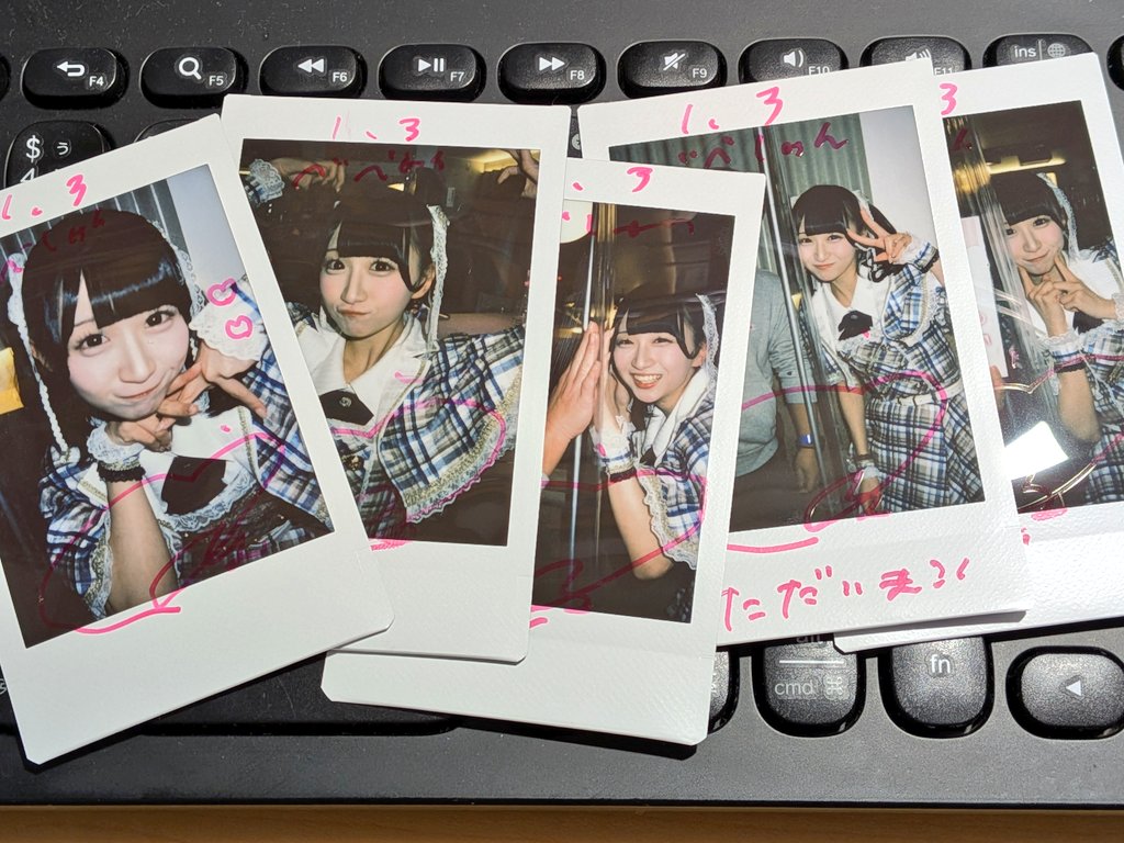 今年初めてのチェキツイはうゆちゃん🩷 ̖́- 相変わらずと言うゆか