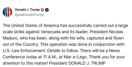 அமெரிக்கா vs வெனிசுலா - தலைநகரில் குண்டுமழை! மூன்றாம் உலகப்போர் தொடங்கிவிட்டதா? வெனிசுலா அதிபரை அலேக்காக தூக்கிய அமெரிக்க சிறப்புப் படைகள்!