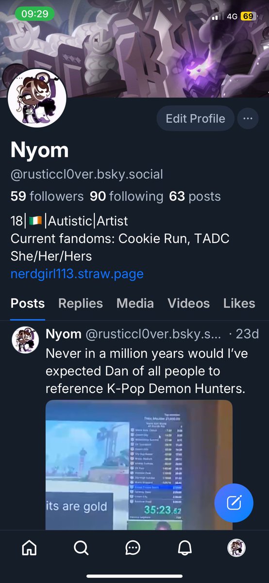 Nyom/Clover 🍪|”Holy shit…” tweet media