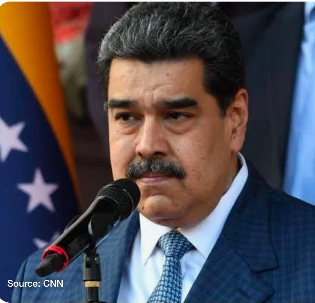 Captured by the US
#NicolásMaduro
president of Venezuela