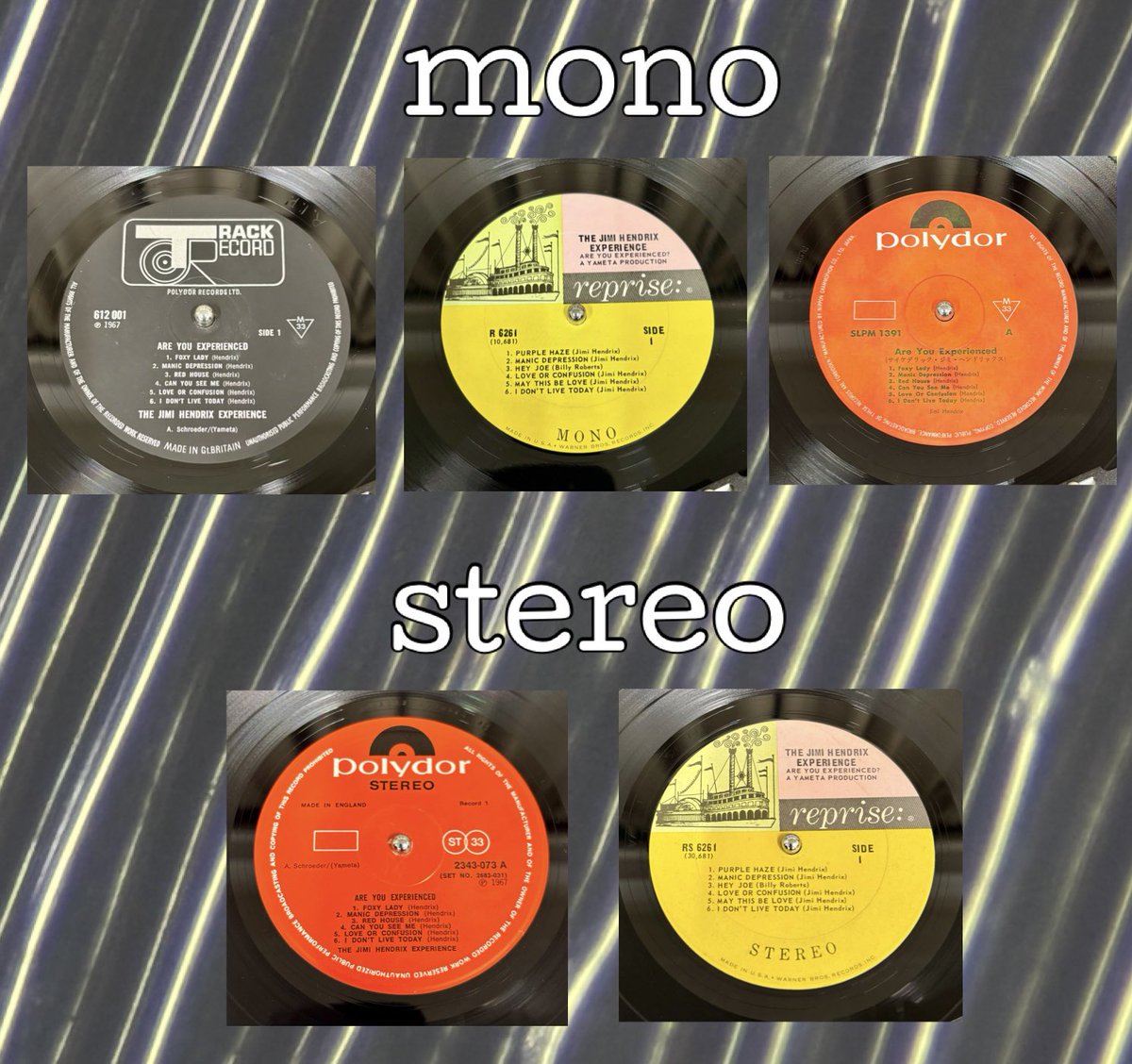🙇 本日の締めは Jimi Hendrix Experience 1stalbum 『Are You