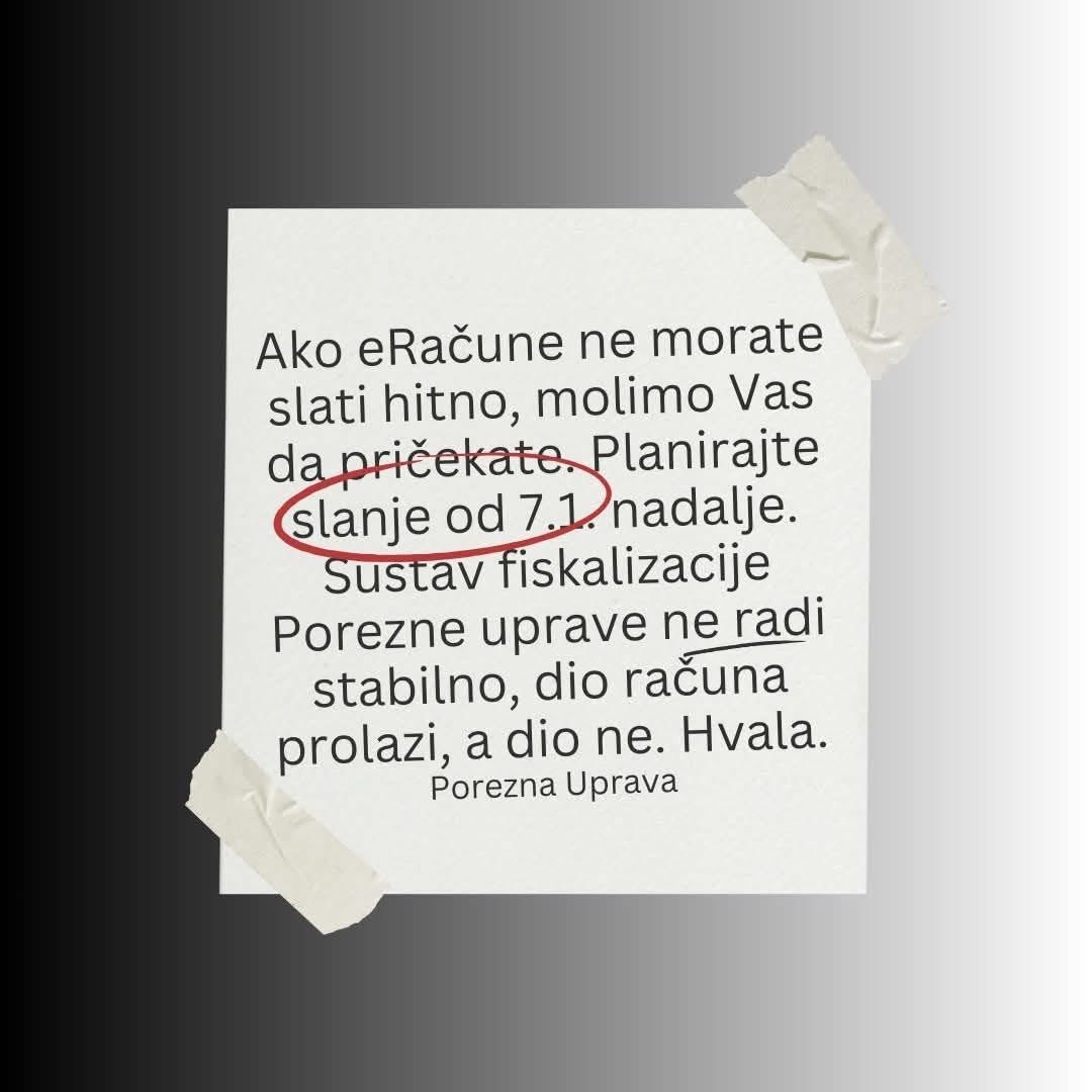 Porezna spojila sve blagdane… #chill