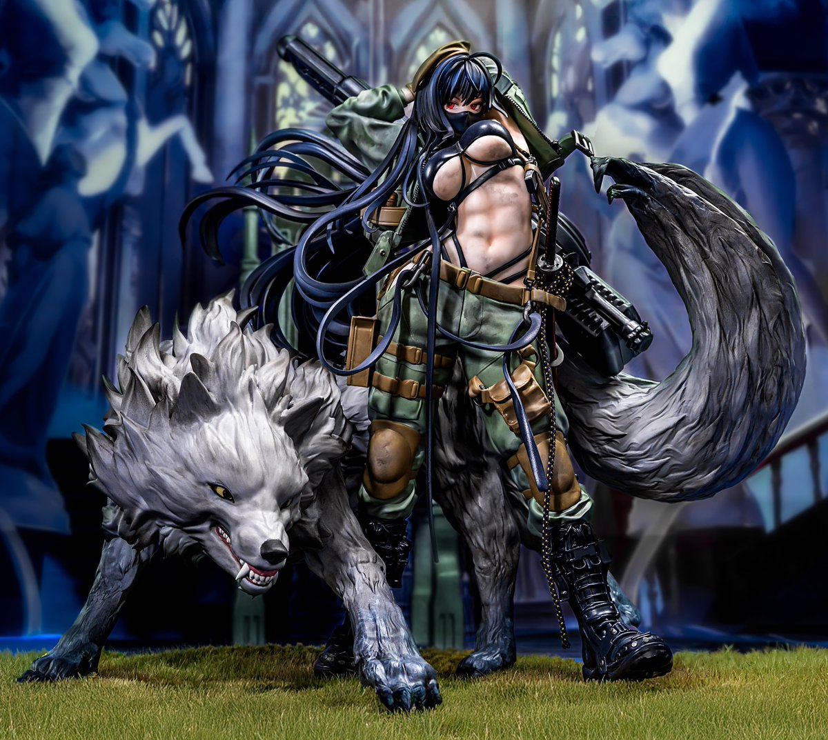 昨年のWF夏に展示していた原型が完成しました。色彩は制作する方々の好きに塗って欲しいので、見本制作依頼でも自由にやってくださいとお願いしました。

原型：瀬能
分割/出力：森の民やむぅ様(<a href="/MoritamiGK/">森の民やむぅ@ガレージキット/出力代行【もりのあるまち】</a>)
制作：みつ様(<a href="/mithuthubu/">みつ</a>)
撮影：でぃずこ様(<a href="/DIZCO_san_doll/">でぃずこ</a>)