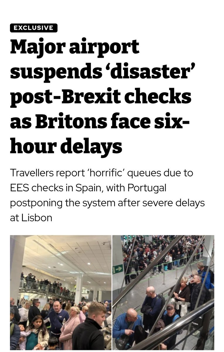 Parody_PM's tweet image. Yet another Brexit benefit as British people face massive delays due to implementation of post-Brexit checks.
No need to thank me!