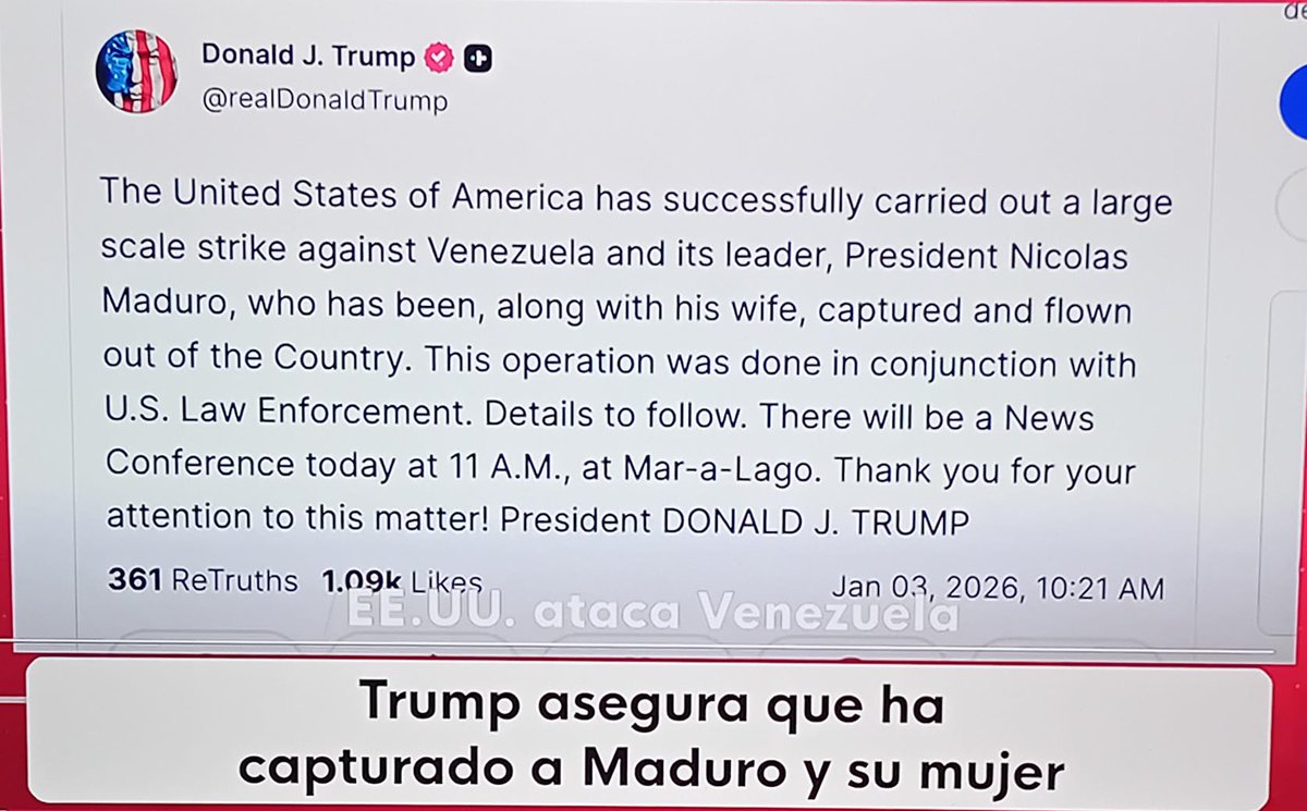 AnibalGarzon's tweet image. Si esto es cierto, es un secuestro del imperio norteamericano que viola el Derecho Internacional.