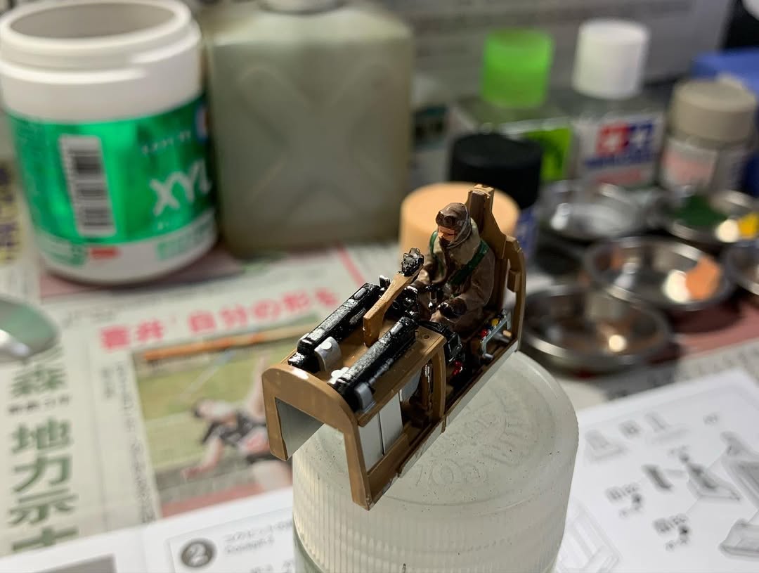 bfawsi1's tweet photo. 川崎三式戦闘機 飛燕1型丁 モーター組込みと着陸灯点灯させます。 Kawasaki Ki-61-1d Now work in progress. I’ll install a mini motor to rotate the propeller and LED to put on the landing light #warbird #ww2 #ijafighter #kawasaki #ki61 https://t.co/Al4t8gW9pb