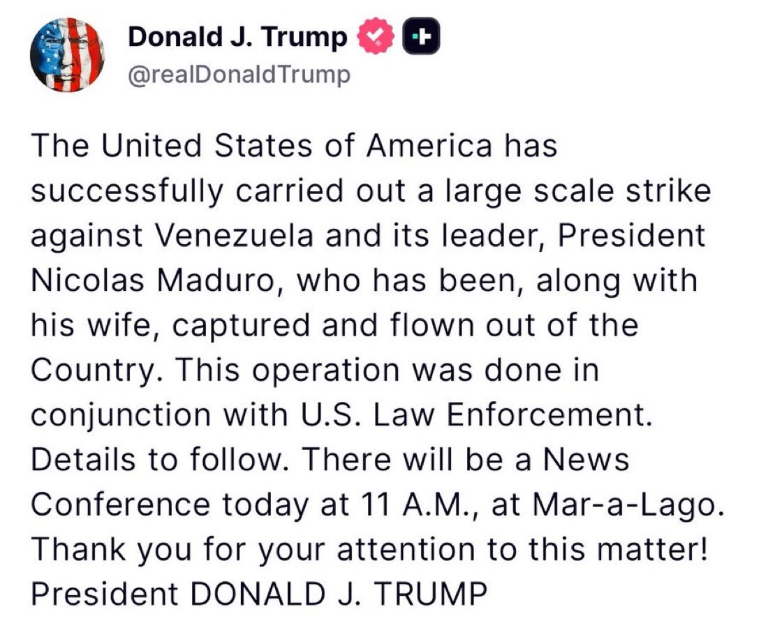 “Maduro Capturado”:
Porque Maduro fue capturado por las fuerzas armadas estadounidenses en Venezuela, cayó el régimen chavista