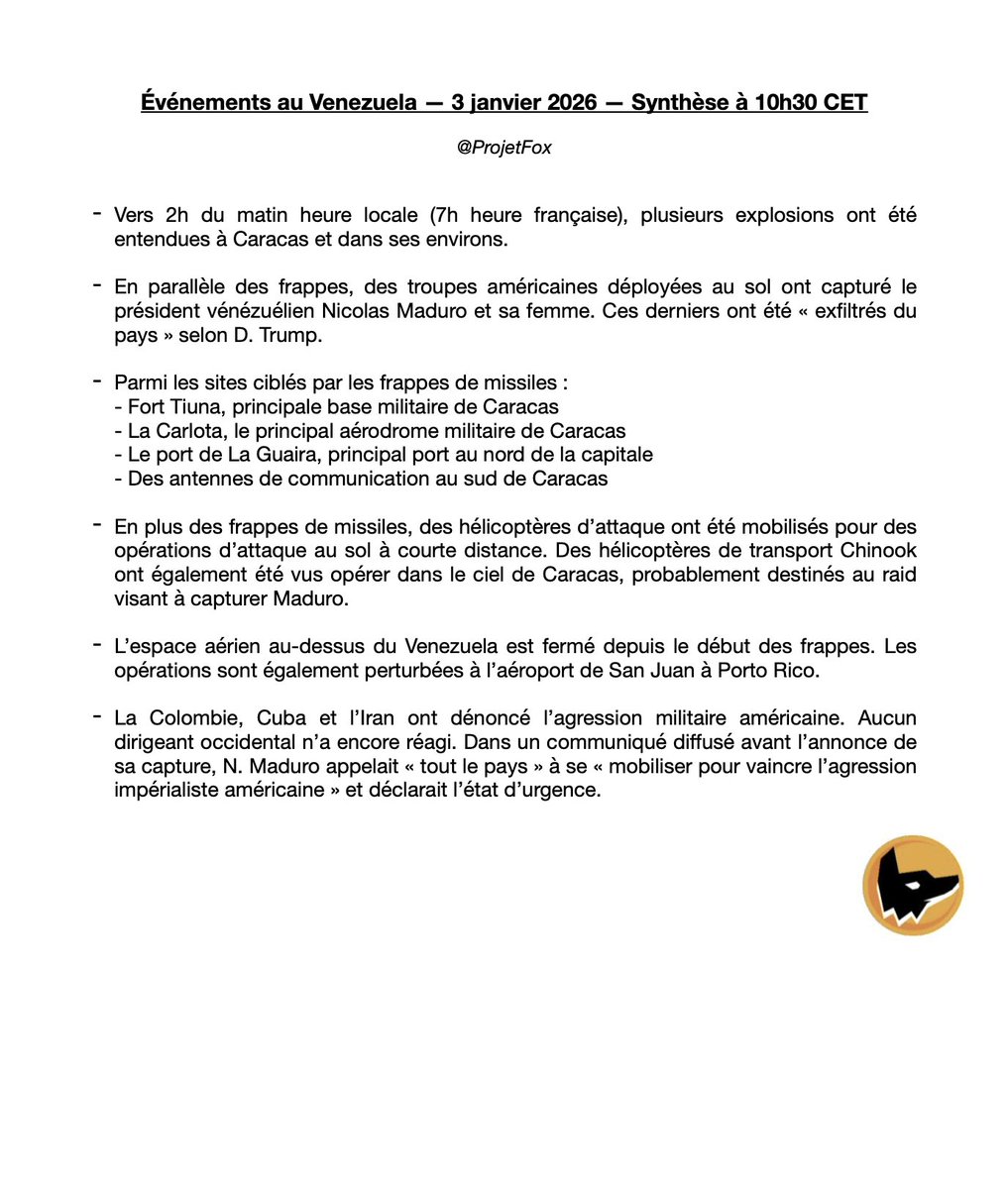 Projet FOX tweet media