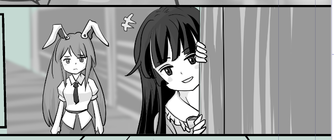 低コストで描く背景(途中) 