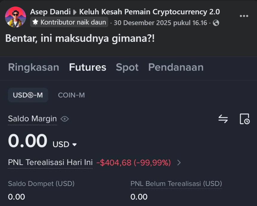 Keluh Kesah Pemain Cryptocurrency 2.0 tweet media