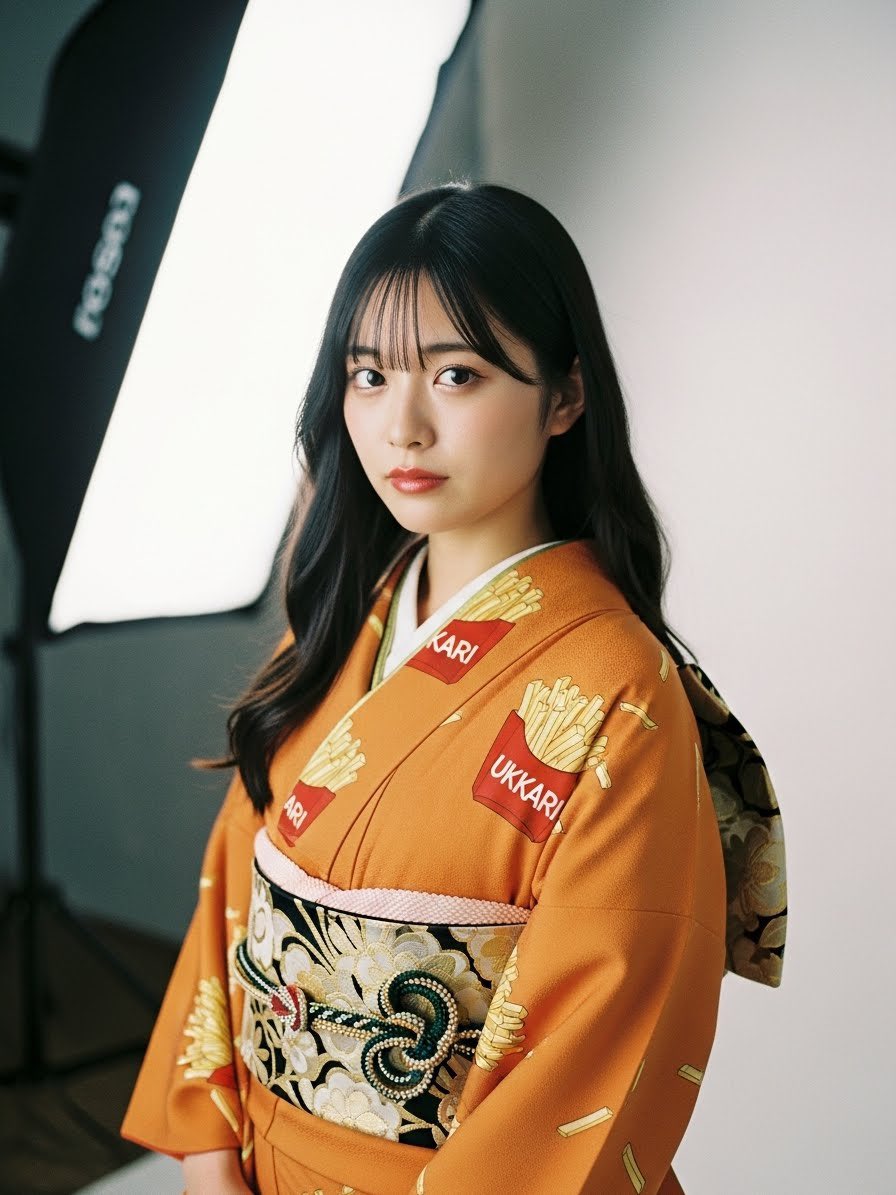 素敵な着物があったので着てみました❤️ ありがとう❣️うっかりん💕🥰