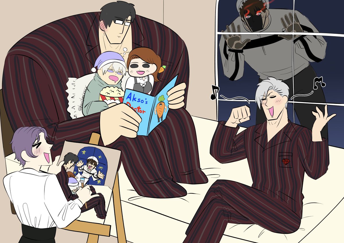 #LoveandDeepspace 
#恋と深空二次創作 

Lullaby of the LoveandDeepspace🐑🌙