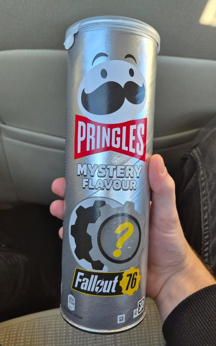 これは食べたい！😍😍😍😍😍

プリングルスとFallout76のコラボ！
(マイクロソフトとのコラボ)
他にもWARCRAFTやTheOuterworlds2等のコラボも発売予定。味は食べてからのお楽しみミステリーフレーバー😎😎😎
詳細は...続⬇️
