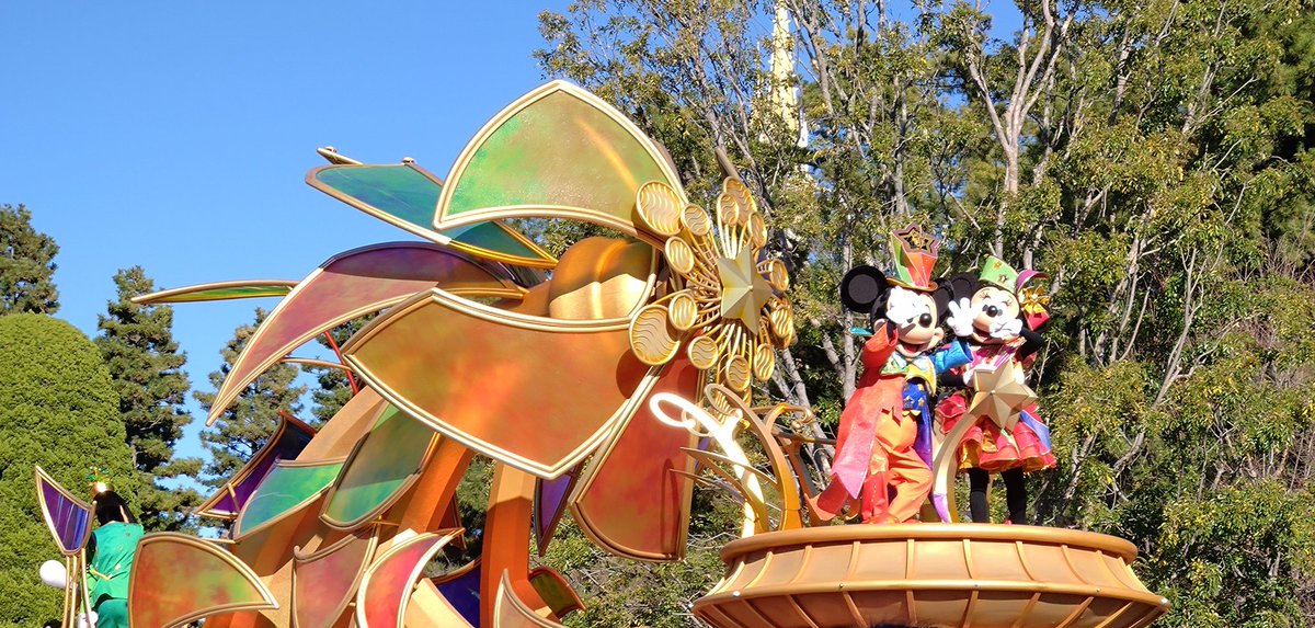 今日は初雪後の新年初ディズニーでした！