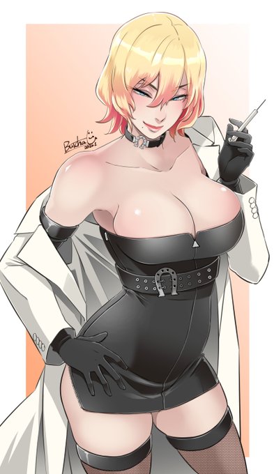 新年筆慣らし('ω')Φ三Φ
久しぶりの受胎島一条さん 