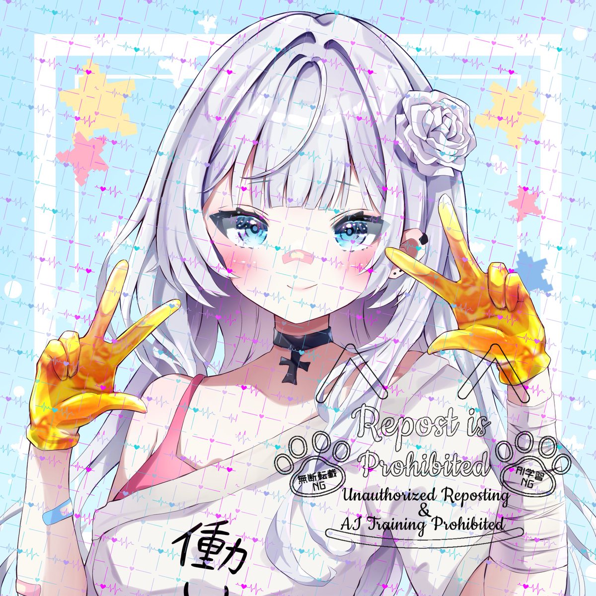 IRIAM用のアイコンを新しくしてもらいました🫶 可愛すぎてサブ限のXも