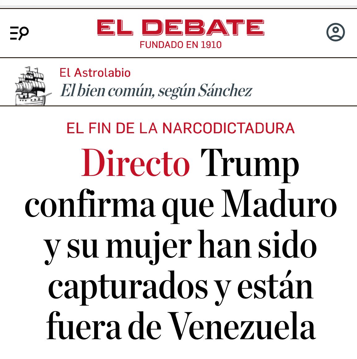 Nicolás Maduro es el líder visible un régimen criminal que aplasta a su pueblo. Dedicados al narcotráfico.

Quienes desde España les defienden es porque, o bien tienen algún tipo de interés con ellos, o bien han comprado un relato ideológico que blanquea la miseria, la represión