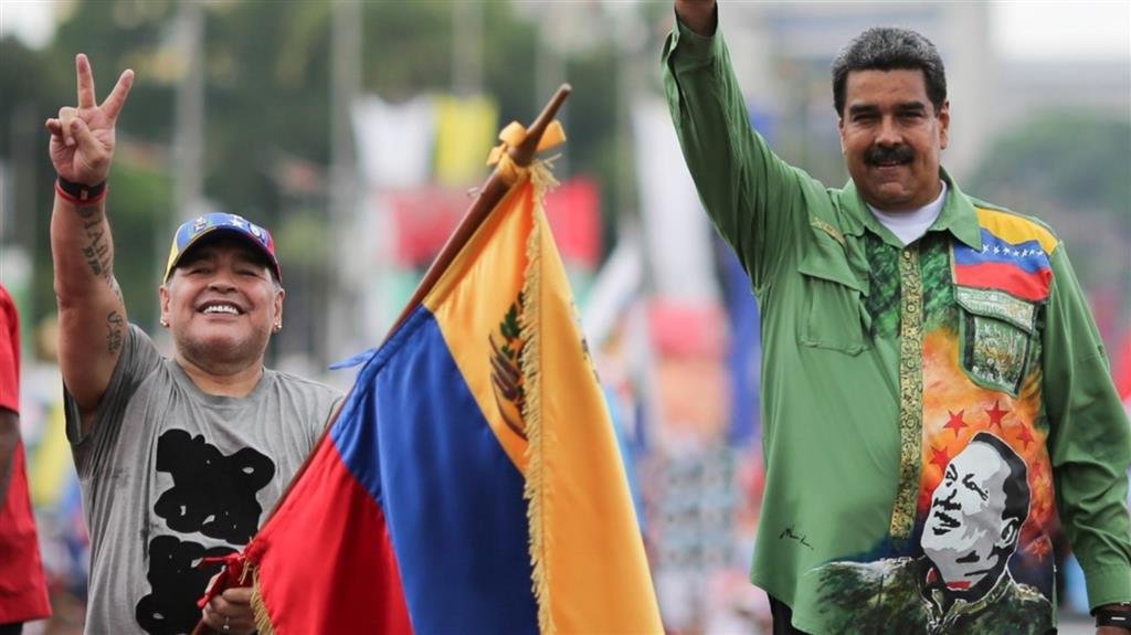 ultras_antifaa's tweet photo. Diego Maradona &amp; Nicolás Maduro. https://t.co/BX2TvigMit