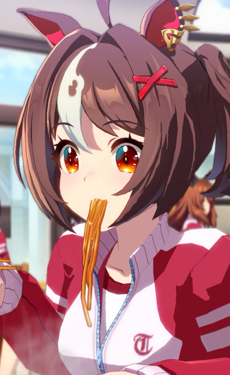 麺をすすると「ω」口になってしまうｶﾜﾖいおひんばウマ娘を集めたい