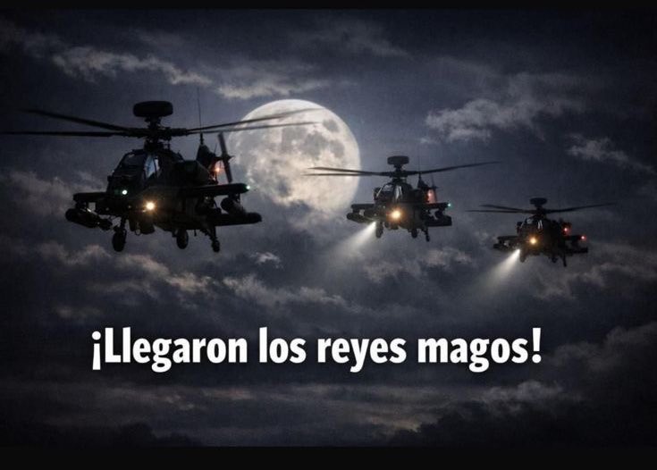 Así como #Maduro adelantó la Navidad, #Trump adelantó la llegada de los reyes magos! 

#Venezuela