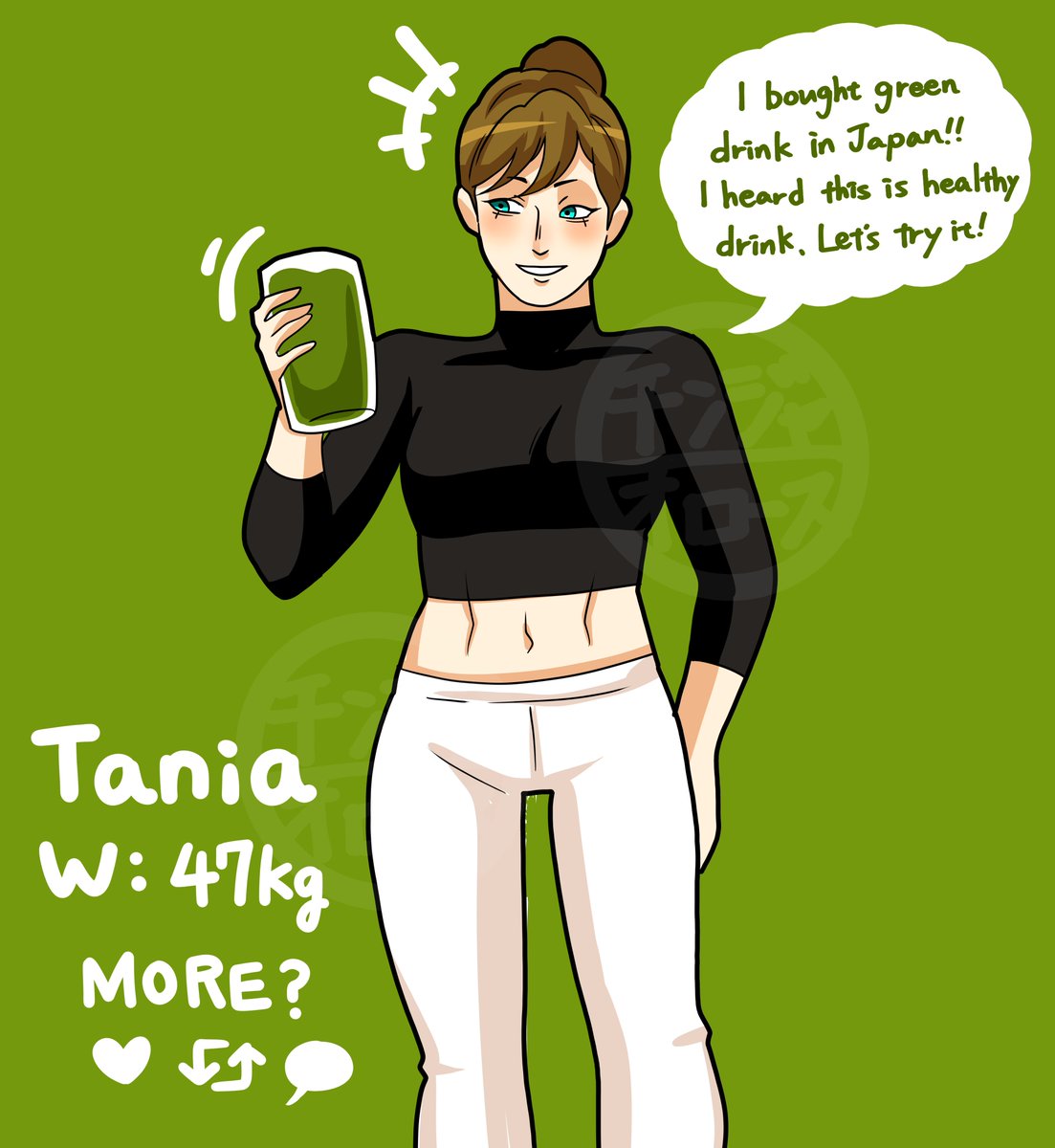 Green Drink Challenge (WGS)
Tania is going to try green drink. She heard that this is health drink in Japan but...?

Pls Fav and comment if you wanna watch her story more!