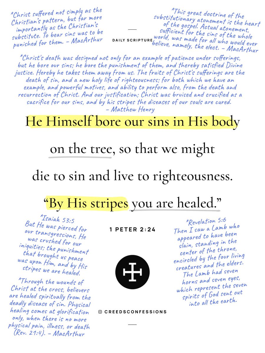 He Himself bore our sins in His body on the tree, so that we might die to sin and live to righteousness. “By His stripes you are healed.” – 1 Peter 2:24