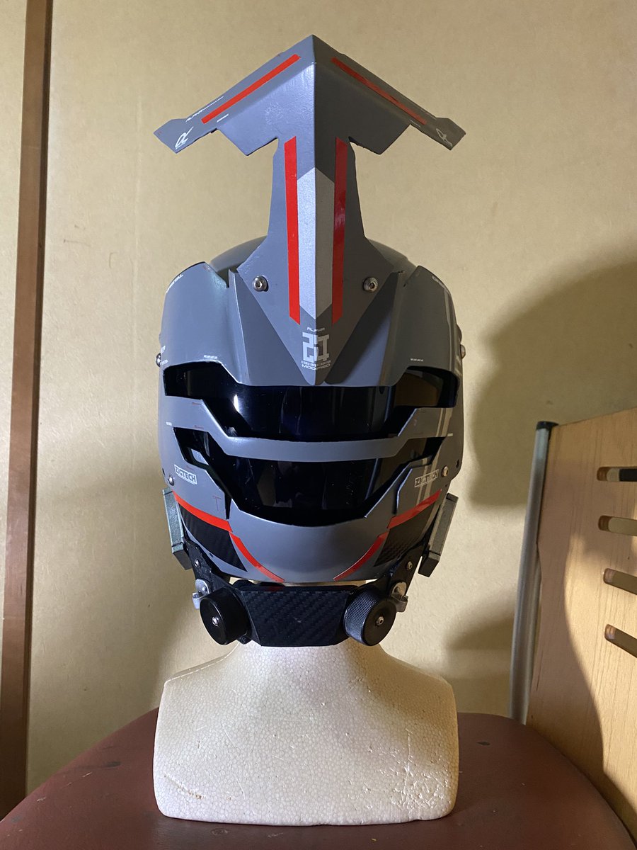 72号キャンバスヘッド、改良しました。 カブトムシモチーフの