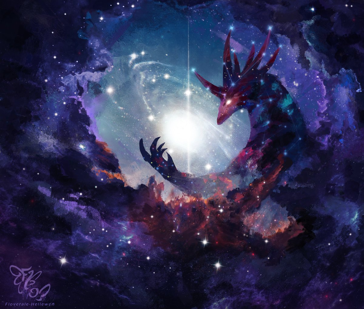 Floverale's tweet image. Maybe there is one who holds the universe 🌌