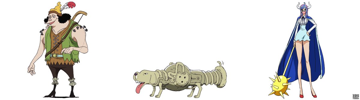 自転車に乗ったキャラクターのワンピース