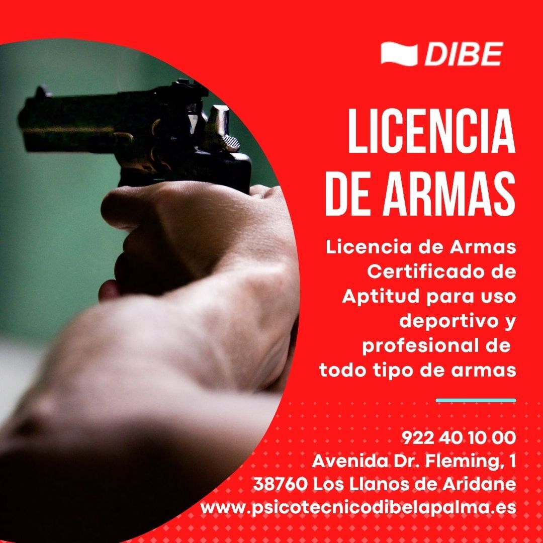 infoisla's tweet image. Licencia de Armas. Certificado de Aptitud para uso deportivo y profesional de todo tipo de armas.+info: ift.tt/AtCq1xF