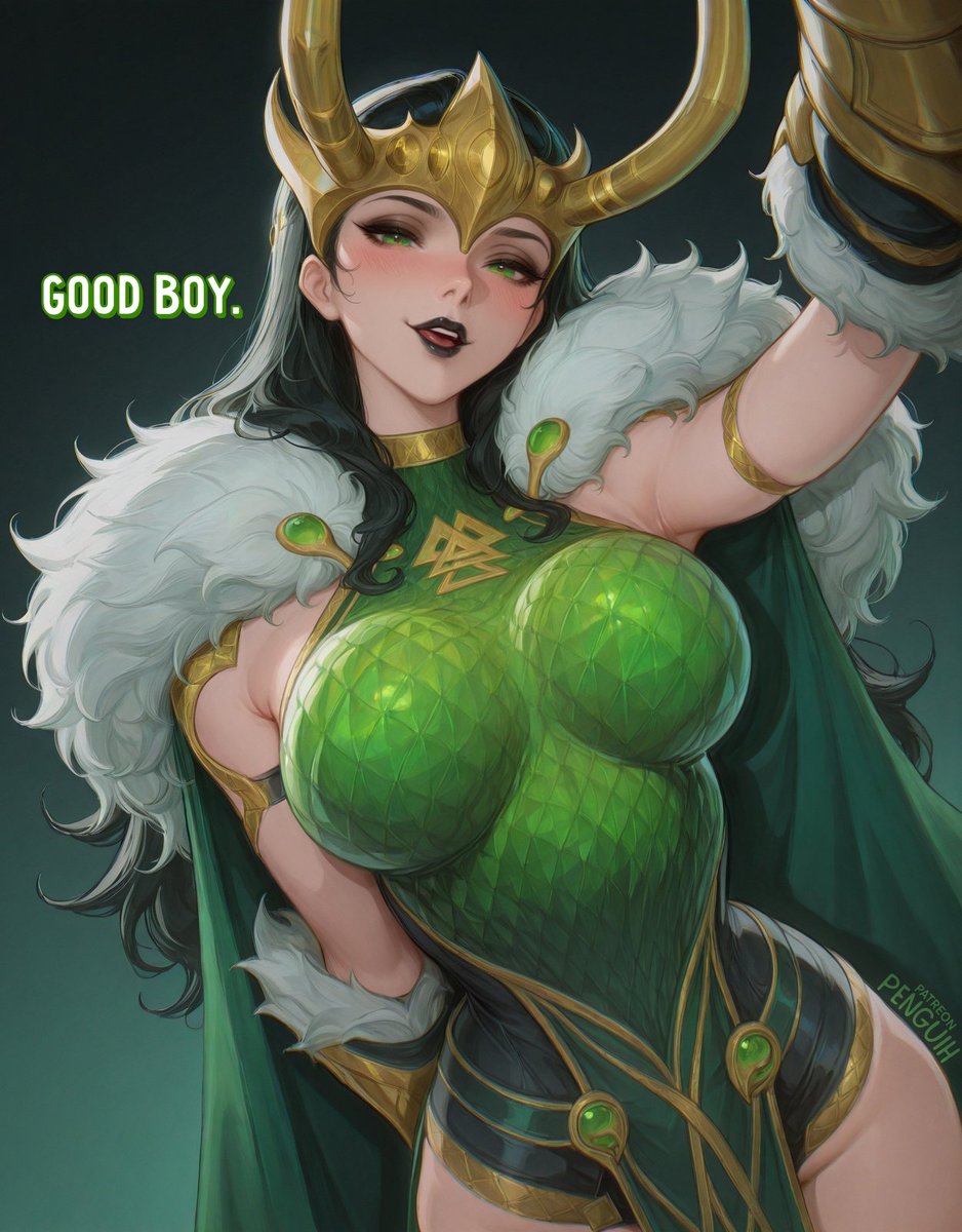penguih_sfw's tweet photo. Lady Loki emoji 💚🫳
#MarvelRivals #LadyLoki https://t.co/Cmv4iljKAr