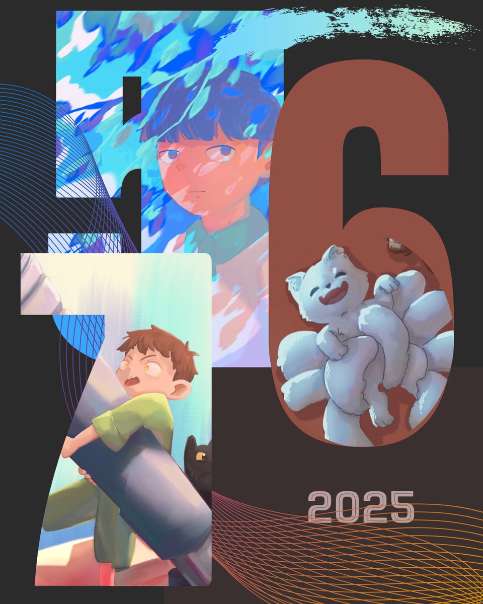 anan_is_drawing's tweet photo. 2025年度回顧！！
#HappyNewYear2026 https://t.co/sA4yNmk3Pq