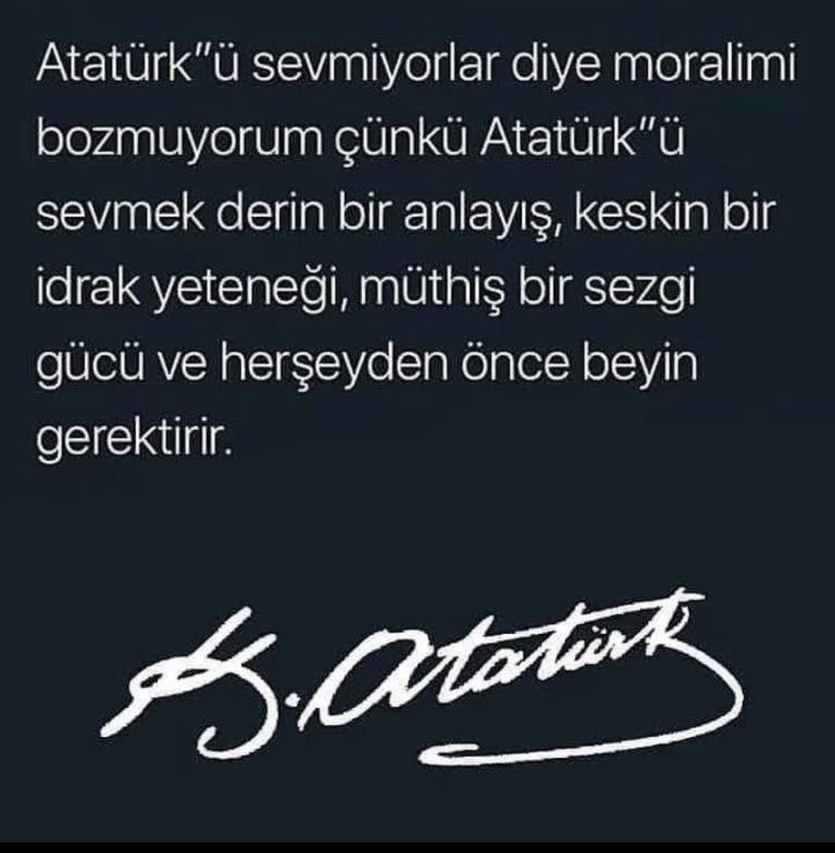 Benim tek liderim Mustafa Kemal Atatürk ✅🤲👍