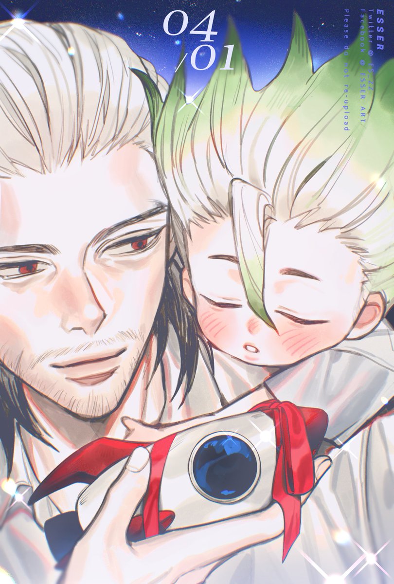 เติบโตมาด้วยความรักขนาดนี้เลยนะเจ้าผักน้อย 🚀💚
 
#石神千空誕生祭2026 
#DrSTONE千空誕生祭