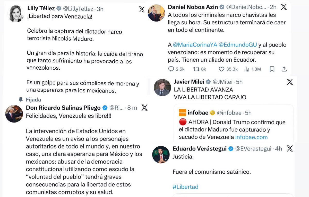 Celebrar que bombardeen tu propio continente no es valentía, es servilismo.

Estados Unidos ni los topa. No es ideología lo suyo, es una fascinación necrofílica con complejo de lo que nunca serán.