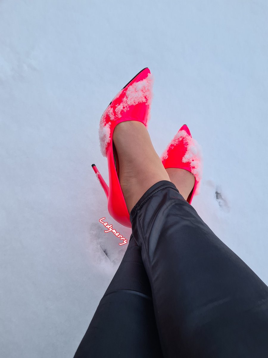 LadyMarryFin's tweet image. ❄️
She was wearing high heels in the snow ...
❄️