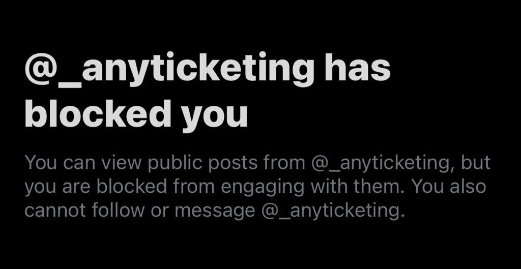 สวัสดีค่ะ ตอนนี้มีคนสอบถามเข้ามทในไลน์ของร้านเกี่ยวกับแอคเคาท์ของทางร้าน ร้านเรามีแอคเคาท์เดียวคือ <a href="/anyticketing_/">a n y รับกดบัตร 🎫✨ (มีแอคเดียว)</a> มี _ อยู่ด้านหลังชื่อค่ะ แอคอื่นๆไม่ใช่แอคของทางร้านนะคะ

⚠️ รูปที่แคปมาทั้งสองแอค ไม่ใช่แอคของทางร้านนะคะ
⚠️ โปรดระวังมิจฉาชีพ 
#anytkt_review