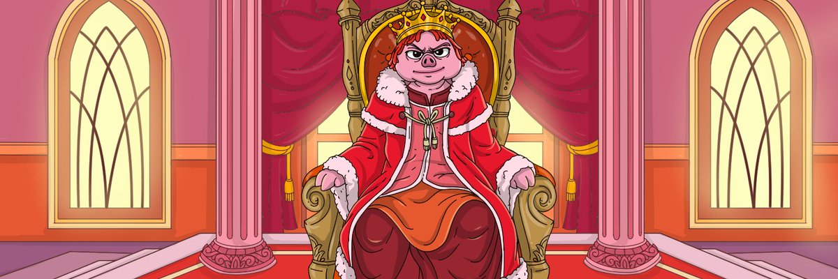 FofarPig's tweet image. Fofar's reign has begun.
