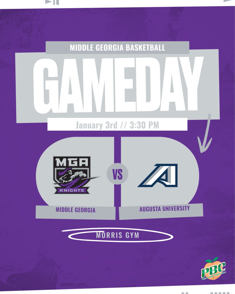 MiddleGA_MBB's tweet image. First one of 2026!!! 

🆚 Augusta 
⏰ 3:30 PM 
📍 Cochran, Ga 
🎥 pbcsportsnetwork.com/mgaknights/